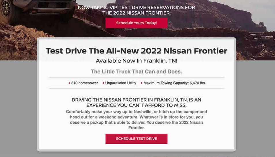 SEO writing for Nissan provided by Ed Victor creative director